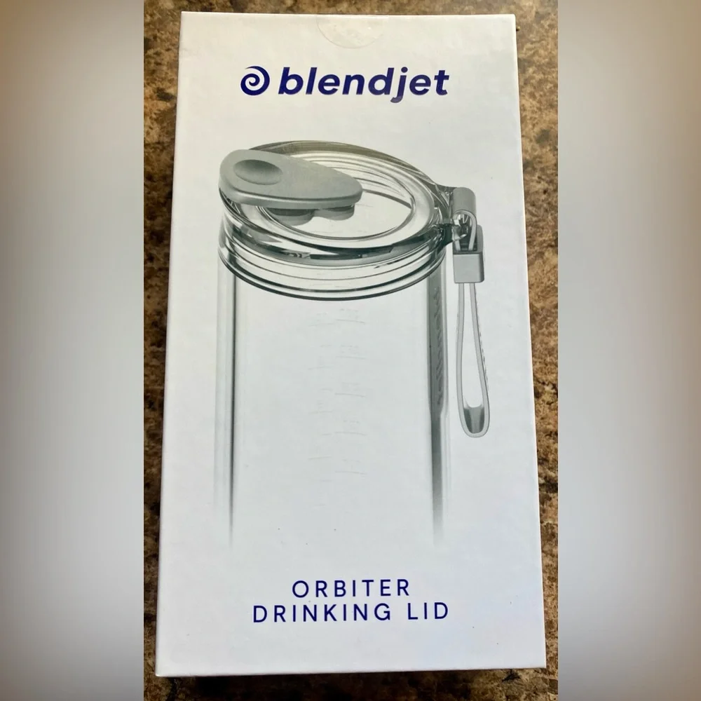 New In Box BlendJet‎ Orbiter Drinking Lid - Gray